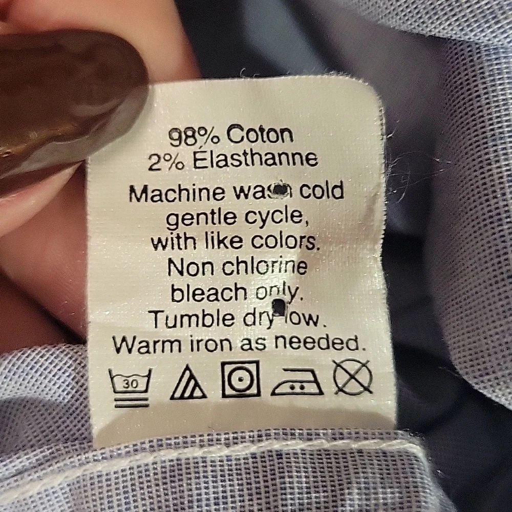 J. Crew Light Blue Flex Washed Slim Casual Button Down Shirt, Size M